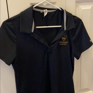 Body armour top golf black polo women’s size M